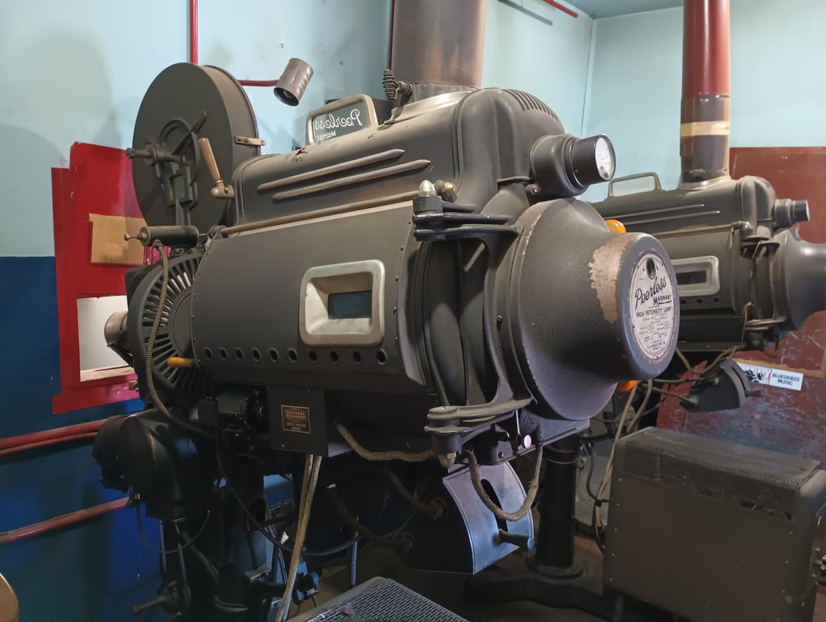 1940's Projection Room at The Rex is Time Capsule
