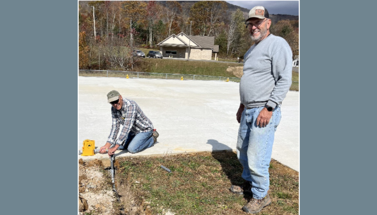Mount Rogers Fire & Rescue in Whitetop Complete Helipad Project